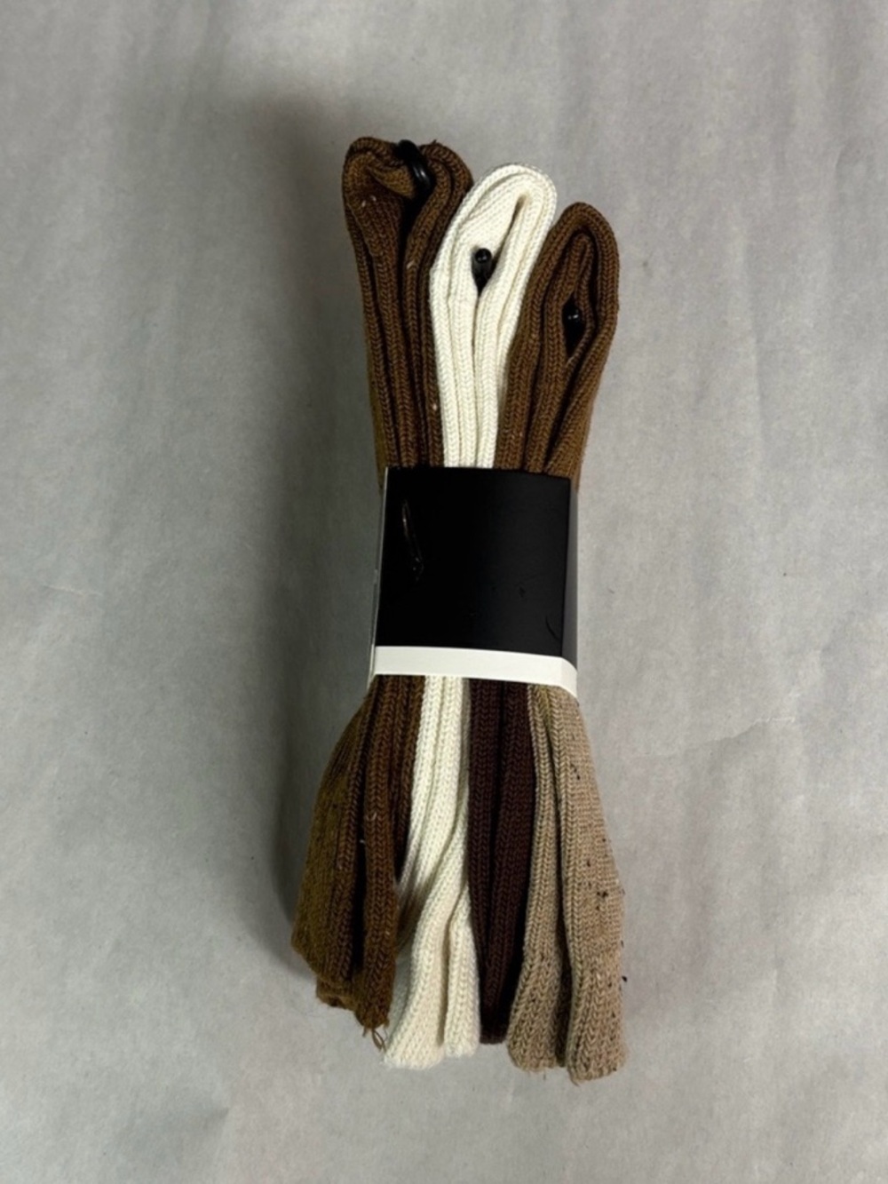 New Frye Socks Women’s 3 Pair Brown & Tan Cotton Blend Boot Sock Casual Active - Picture 3 of 12